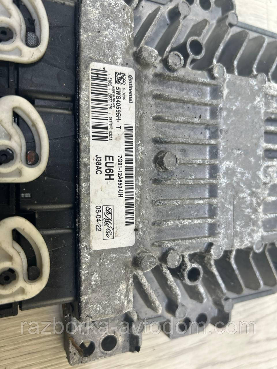 Блок керування двигуном (морги, ЕБУ) 2.0 TDCI Ford Mondeo MK4 (07-14) OE:7g91-12a650-uh, 7g9112a650uh, 5ws40595h-t