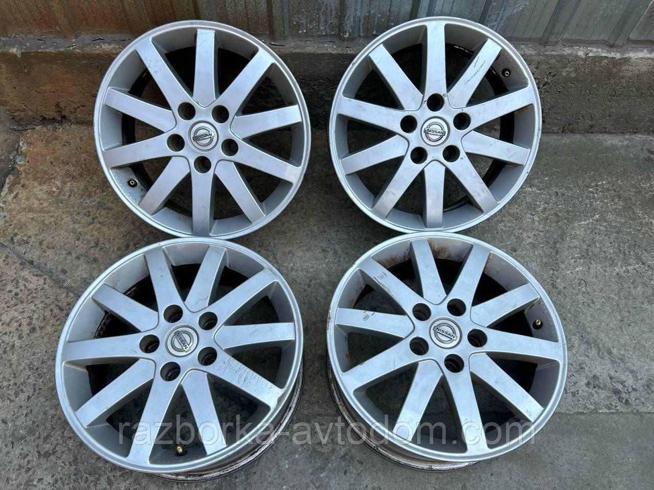 Диски колісні титани (комплект) R16 Nissan X-trail T30, Primera, Almera, 6,5Jx16 5x114.3x67.5 ET40 OE:Kba 45