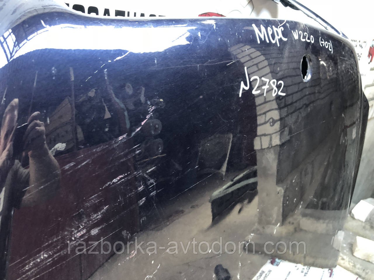 Капот Mercedes S-class W220 (1998-2002) OEM 2208800157