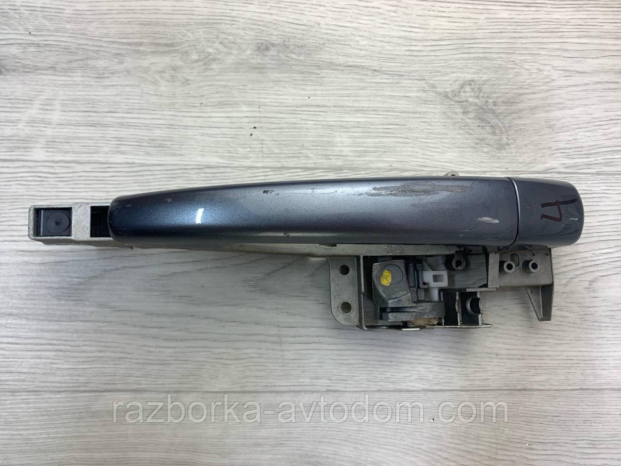 Ручка зовнішні двері передньої правої Peugeot 407 (04-11) OE: 9682508080