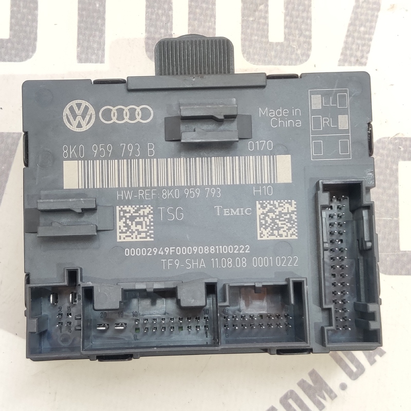 Блок комфорту дверей Audi A4 B8