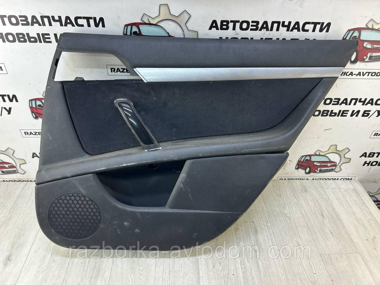 Карта задніх правих дверей седан Peugeot 407 (04-11) OE:96853831zw