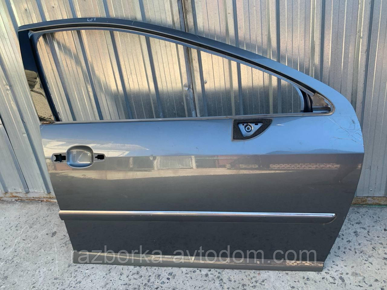 Двері передні права Peugeot 407 (04-11) OE: 9004AQ