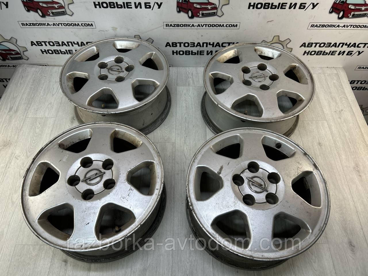 Диски колісні титани (комплект) R15 Opel Zafira A, Meriva, Subaru Traviq (01-05) 6jx15 5x100x65.1 et 43 фото 2