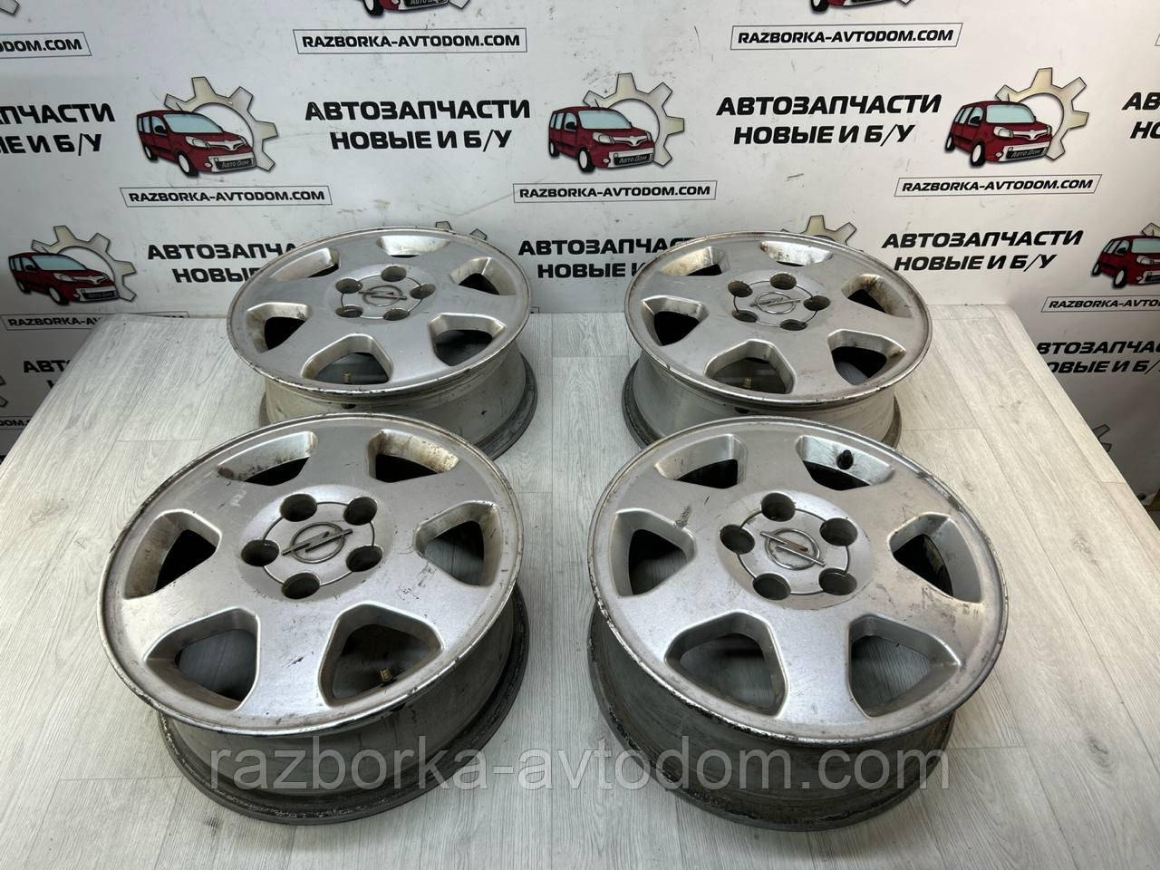 Диски колісні титани (комплект) R15 Opel Zafira A, Meriva, Subaru Traviq (01-05) 6jx15 5x100x65.1 et 43