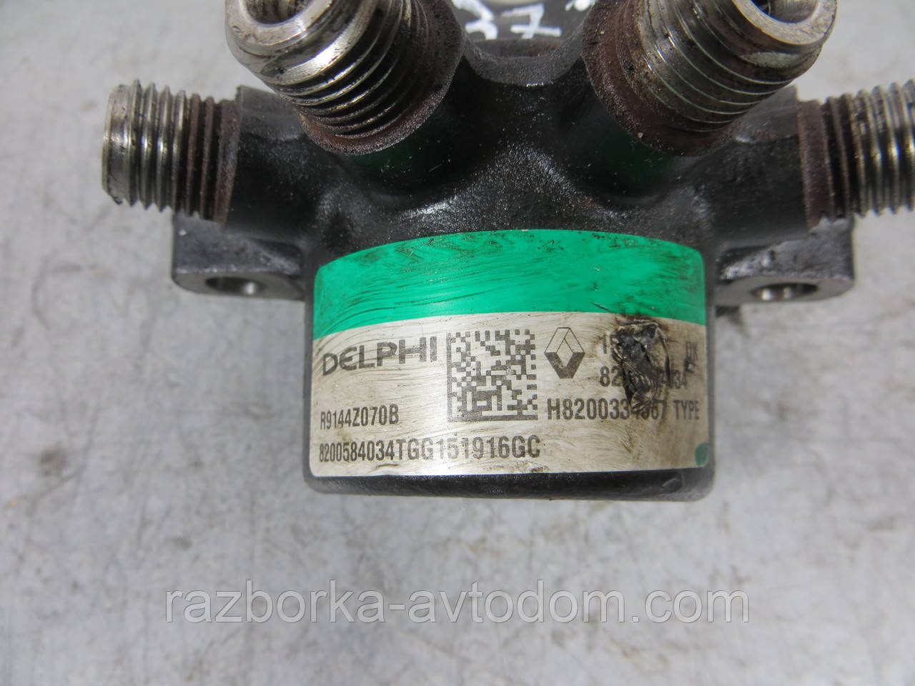 Паливна рейка 1.5DCI RENAULT KANGOO (1997-2013), Megane, NISSAN NOTE (2005-2013) ОЕ: 8200057232 OE R9144Z010D