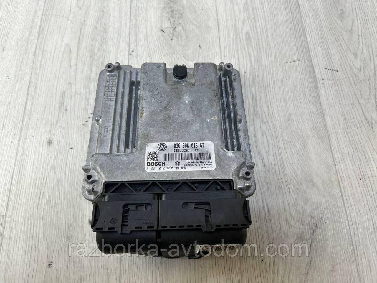 Блок керування двигуном (ЕБУ) BSS 2.0TDI SKODA Superb 1 (02-08) OE:03g906016gt, 028012698