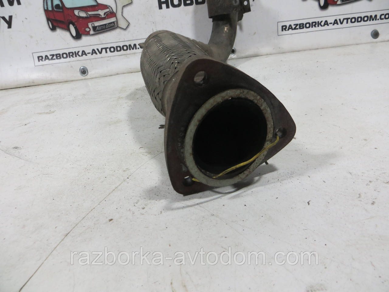 Приймальна вихлопна труба від колектора коліно Opel Zafira A 2,0DTI (1999-2005) ОЕ: 93181904