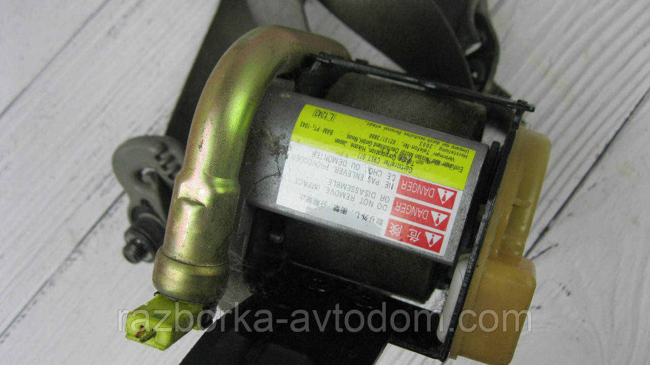 Ремінь безпеки передній лівий Nissan X-Trail T30 (2001-2007) OE:868858H700