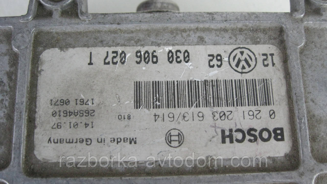 Блок керування двигуном мозку ЕБУ Volkswagen Golf 3 (1991-1997) OE:030906027T фото 2