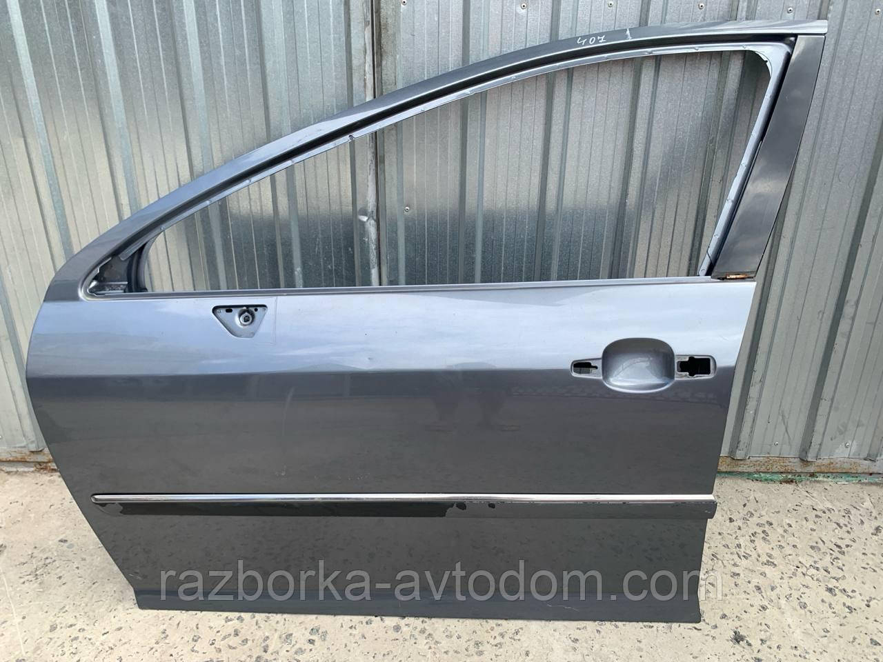 Двері передня ліва Peugeot 407 (04-11) OE: 9002AL (колір-KTH)