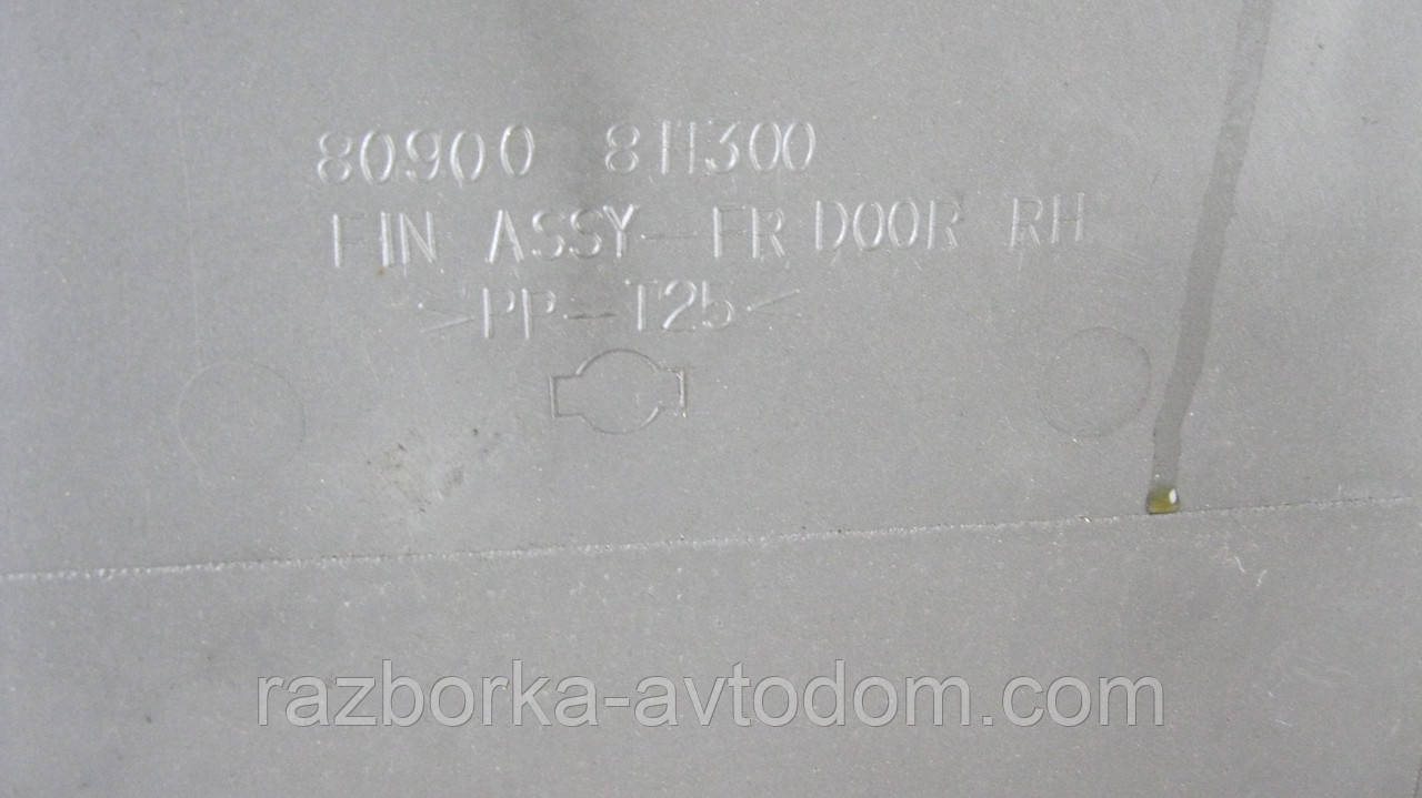 Карта обшивка Двері передньої правої NISSAN X-Trail T30 (01-07) OE:809018h300