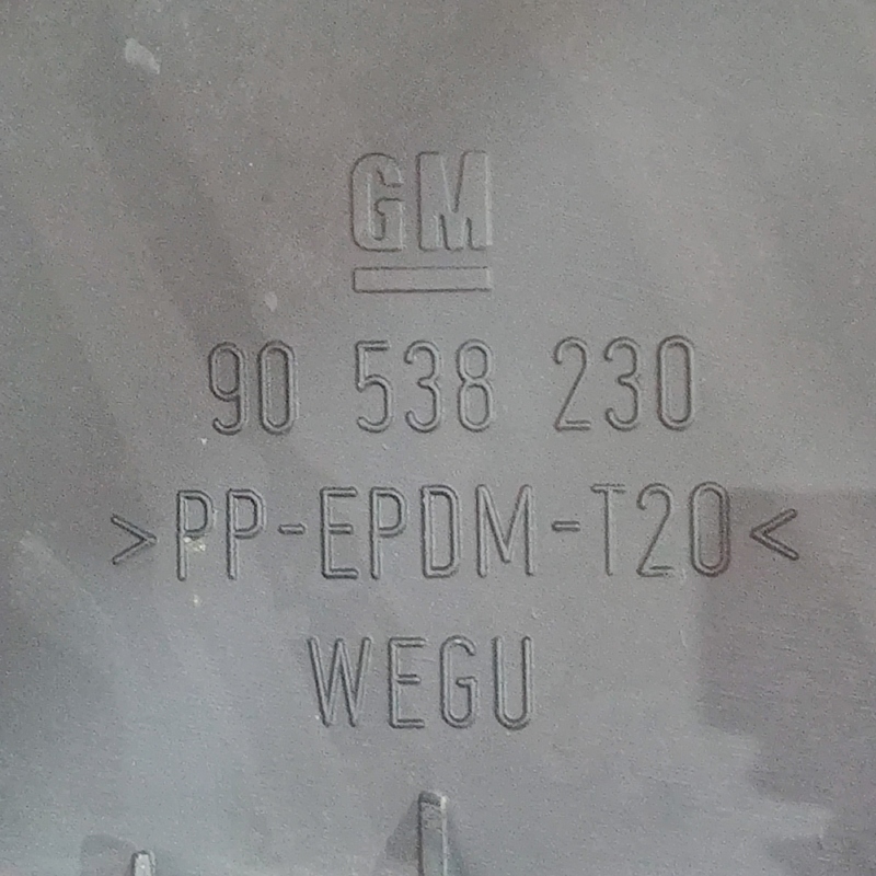 Кожух рульової колонки Opel Astra G (97-04) 2.0D 90538230