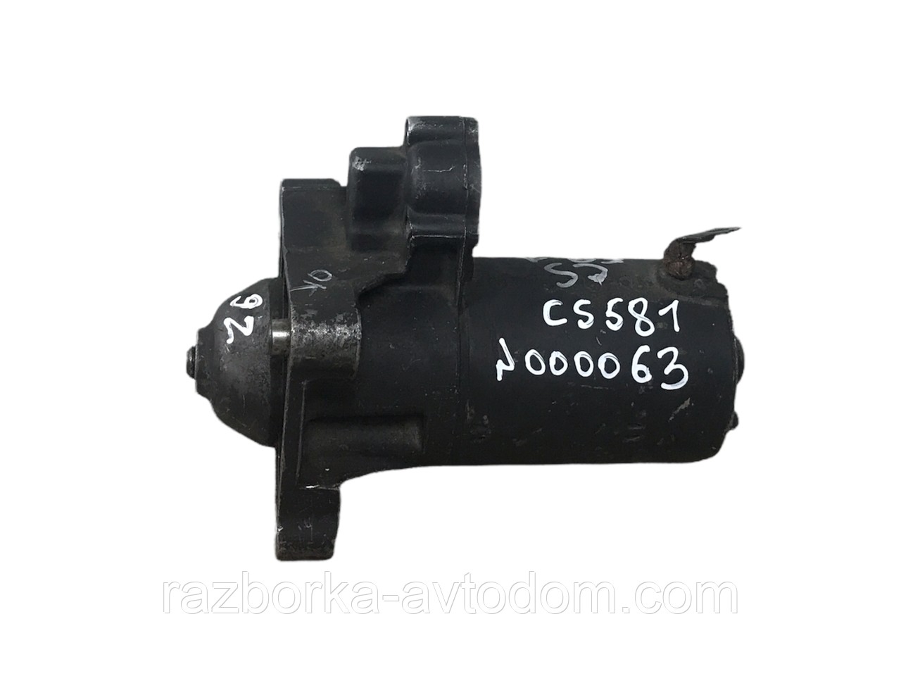 Стартер CS581 б/у (Bosch) без втягувального Citroen XSARA, Berlingo, C2, C3, C4, Peugeot BIPPER.  (9 зуб) 12V