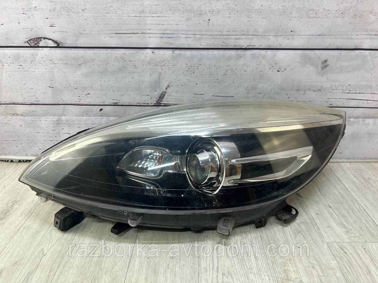 Фара ліва (ксенон) Б/У оригінал RENAULT SCENIC 3 (13-16) OE:260607160R, 260603590R, 89906799
