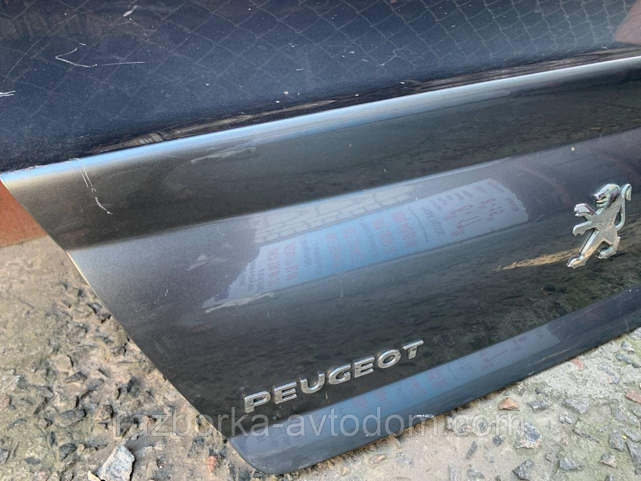 Кришка багажника (сідан) Peugeot 407 (04-11) OE:860684 (колір-KTH)