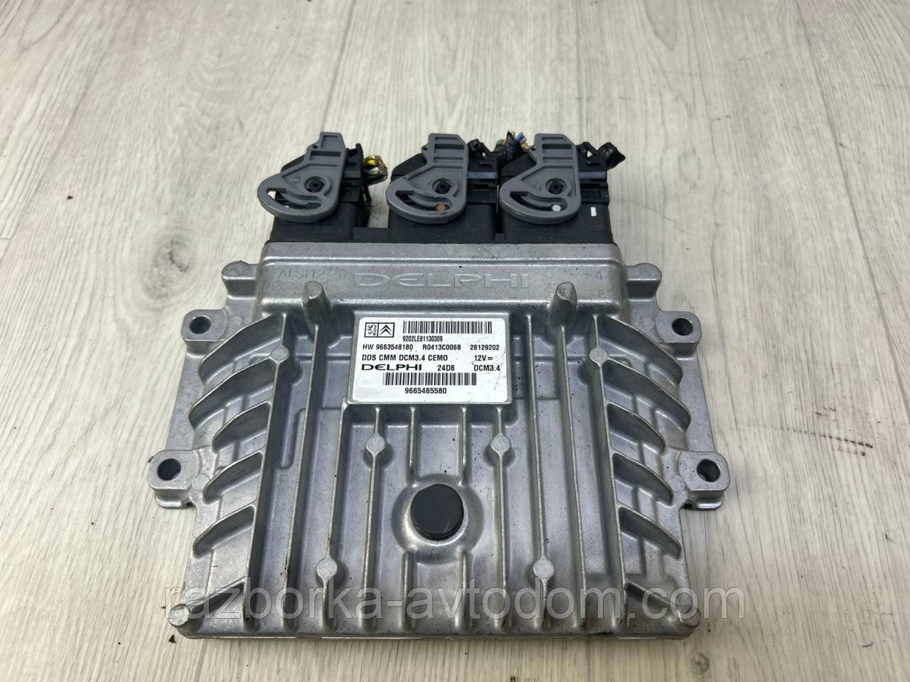 Блок керування двигуном (мозги) 2.0HDI Peugeot 407 (04-11), Citroen C5 OE:9665465580, 9663548180,