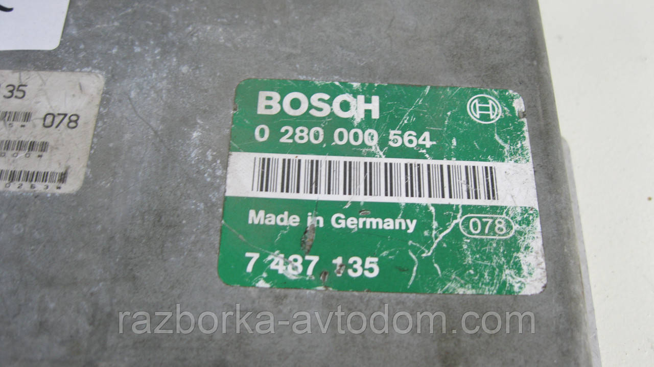 Блок керування двигуном/ЕБУ/моніці SAAB 900 (1988-1996) OE:0280000564, 7487135 фото 2
