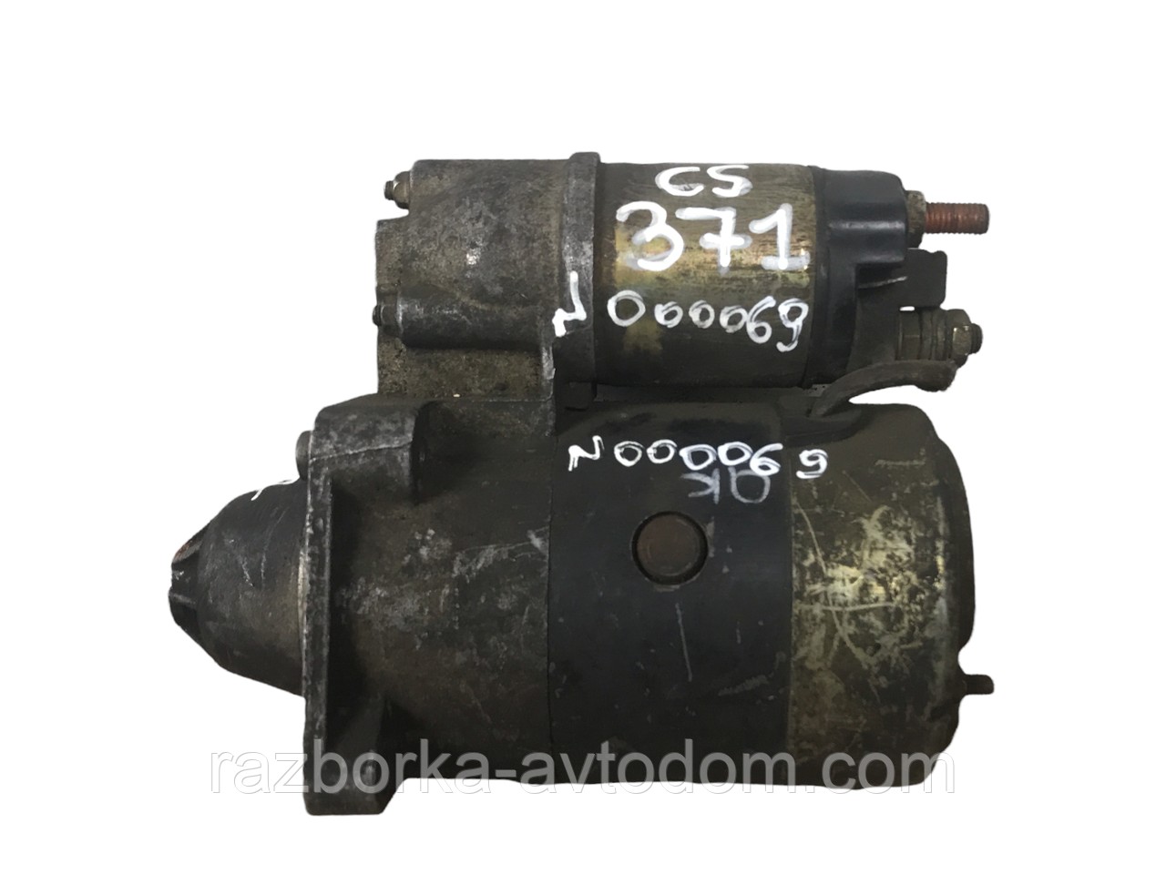 Стартер CS371 б/у (Magneti marelli) Fiat FIORINO , Panda , Tipo , Uno , Lancia Y10. (9 зуб) 12V 0.9KW