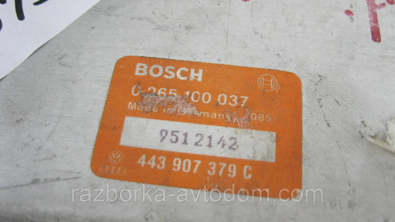 Блок керування двигуном/ЕБУ/Мітом Audi 80 (1991-1997) OE:0265100037, 44390379C, 9512142 фото 2