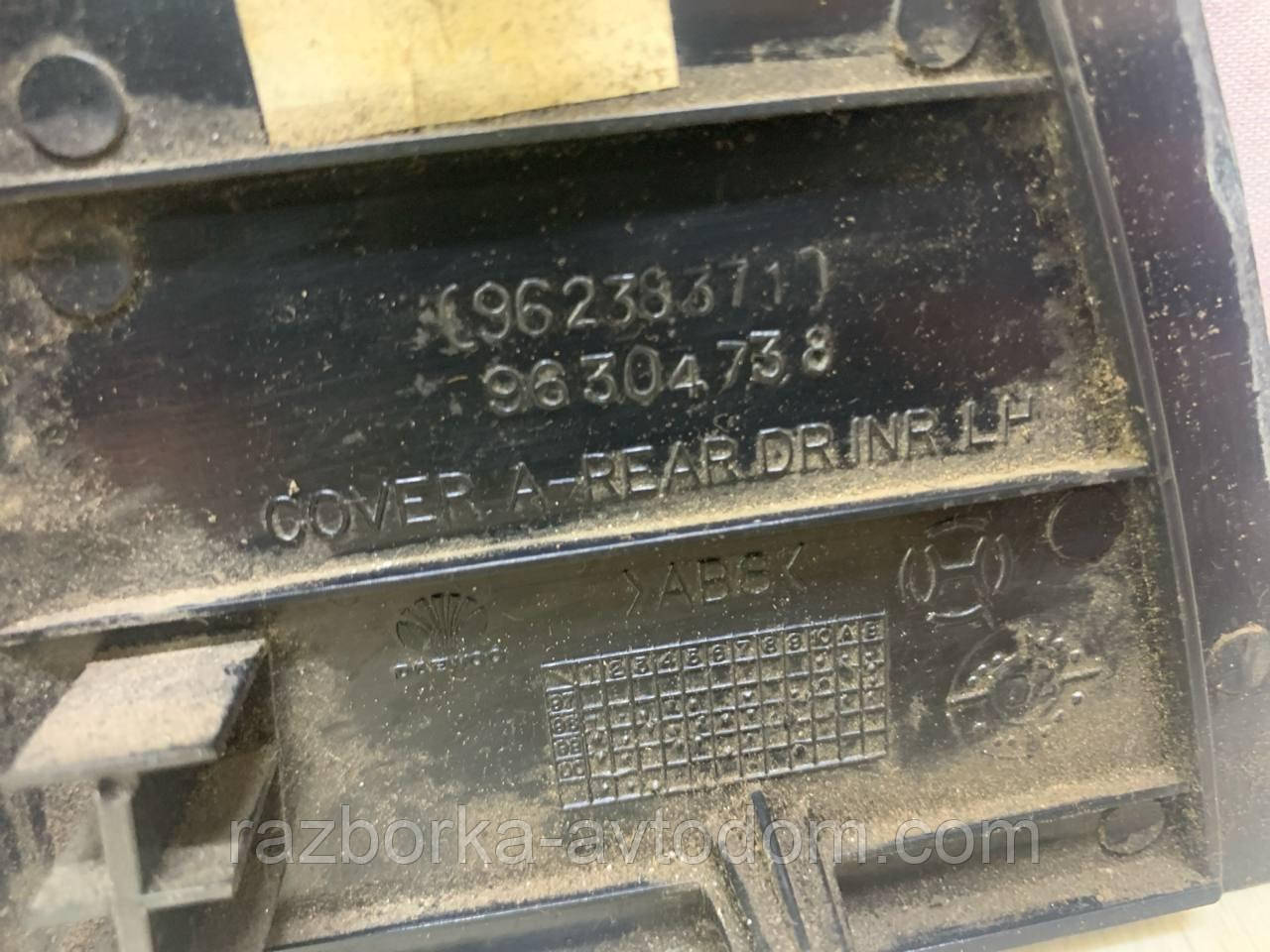 Накладка внутрішня задня ліва дверцята Daewoo Lanos / Sens OE:962383710, 96304738