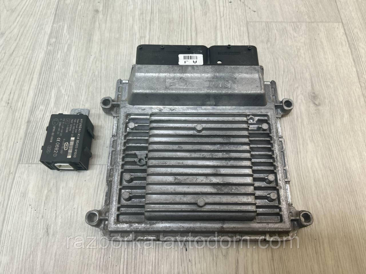 Блок керування двигуном (ЕБУ, мізки) комплект Kia Magentis (05-09) OE:39111-25100, Mgd6k0cO3a, 5wy5242f, 95420-h1000