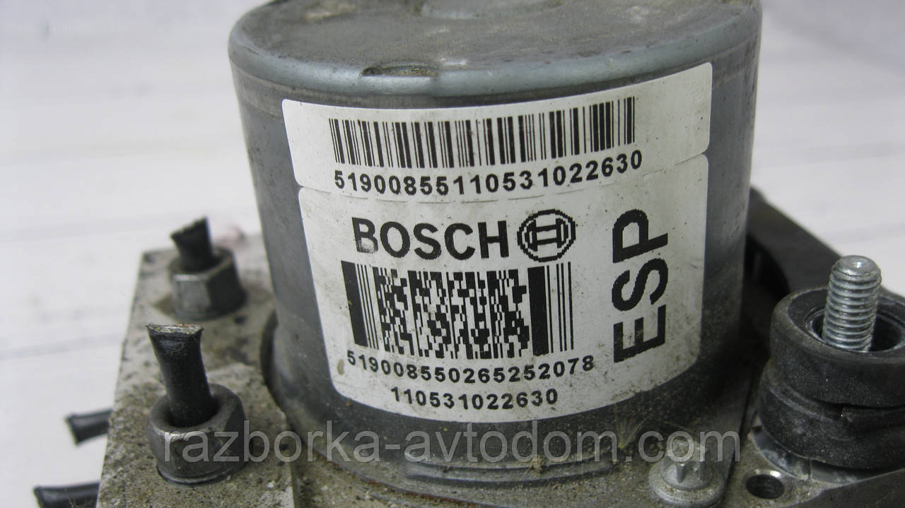 Блок ABS Peugeot Bipper (2008-2017), Citroen Nemo (2008-2017), Fiat Fiorino (2007-2024) OE:51900855