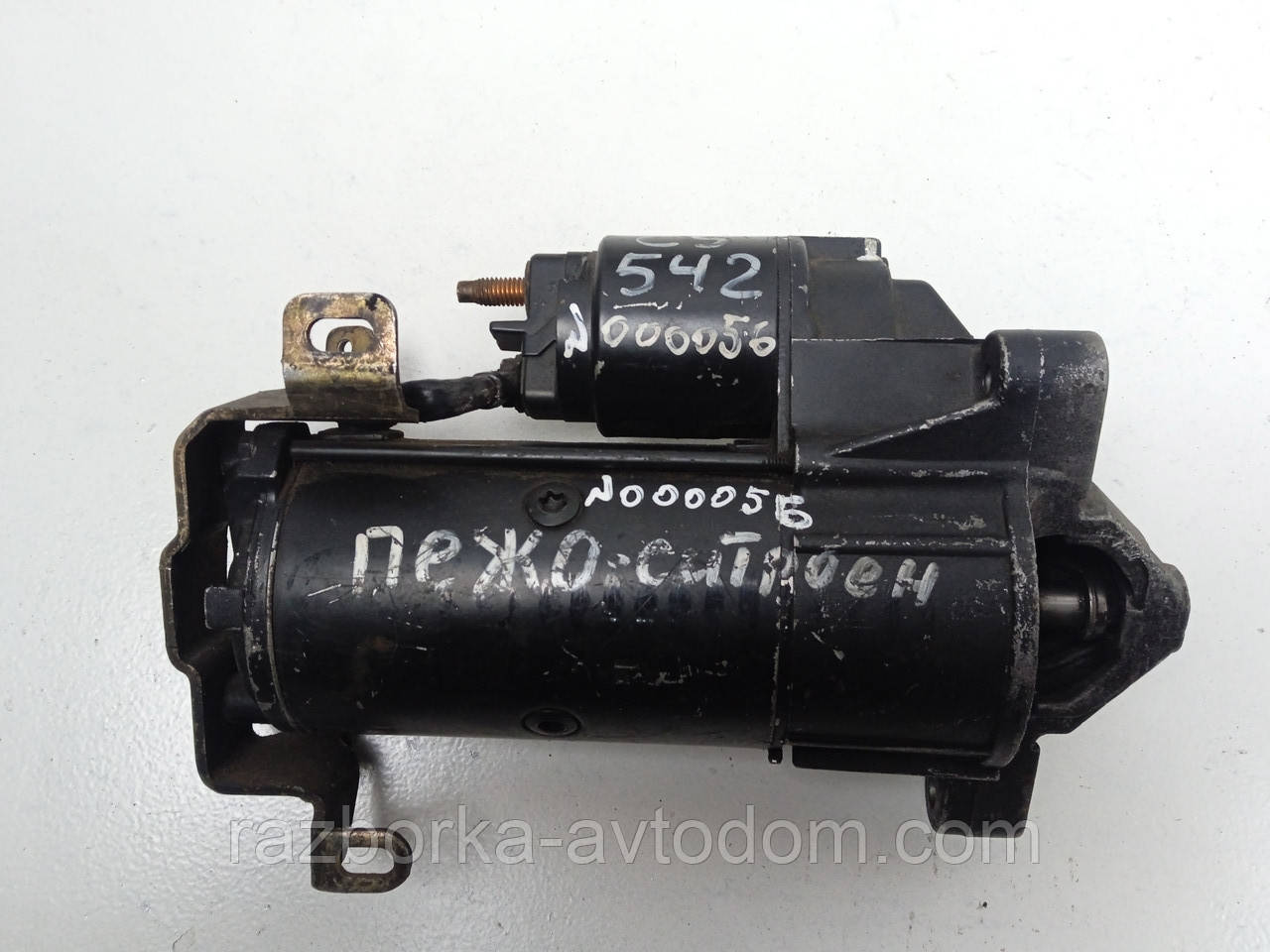 Стартер CS542 б/у (Valeo) Citroen XSARA , Zx , Saxo , AX , Peugeot 106 , Nissan Micra . (10 зубів) 12V фото 2