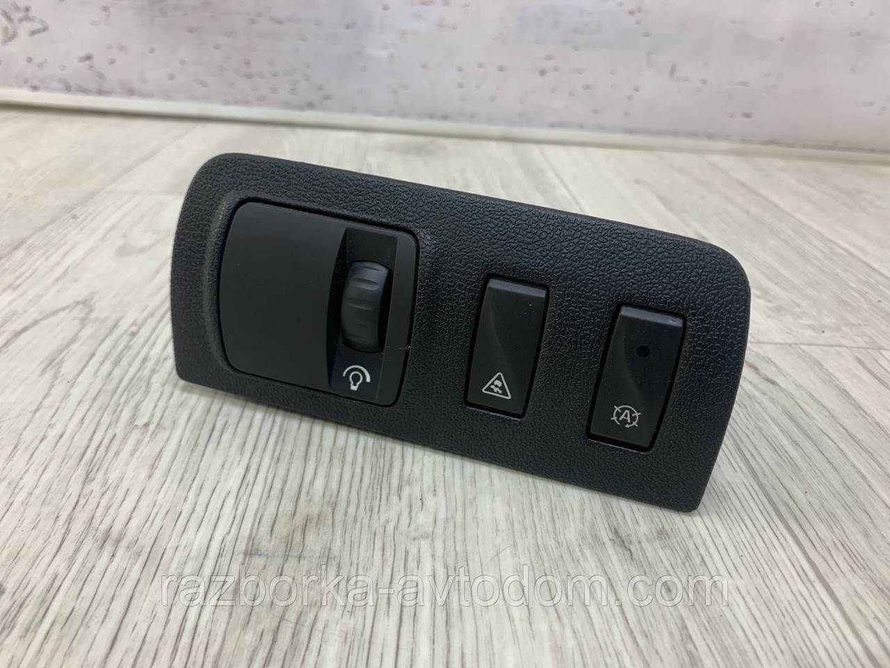 Блок кнопок ( регулятор світла, Старт/стоп, стабілізацію) Renault Scenic 3 OE:259808163R