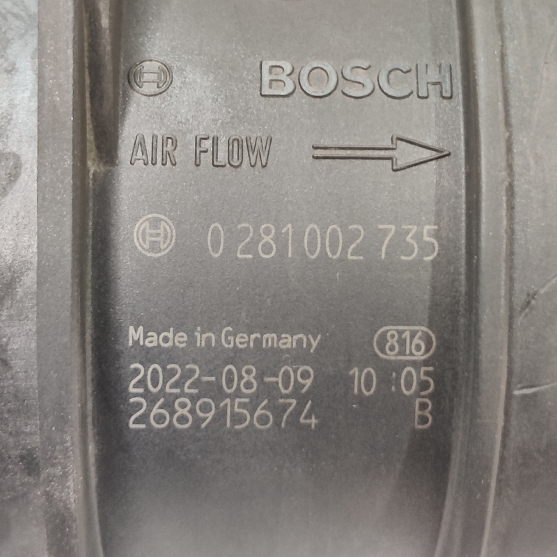 Розходомір повітря Audi A4 B8 (07-15) 2.0D 0281002735