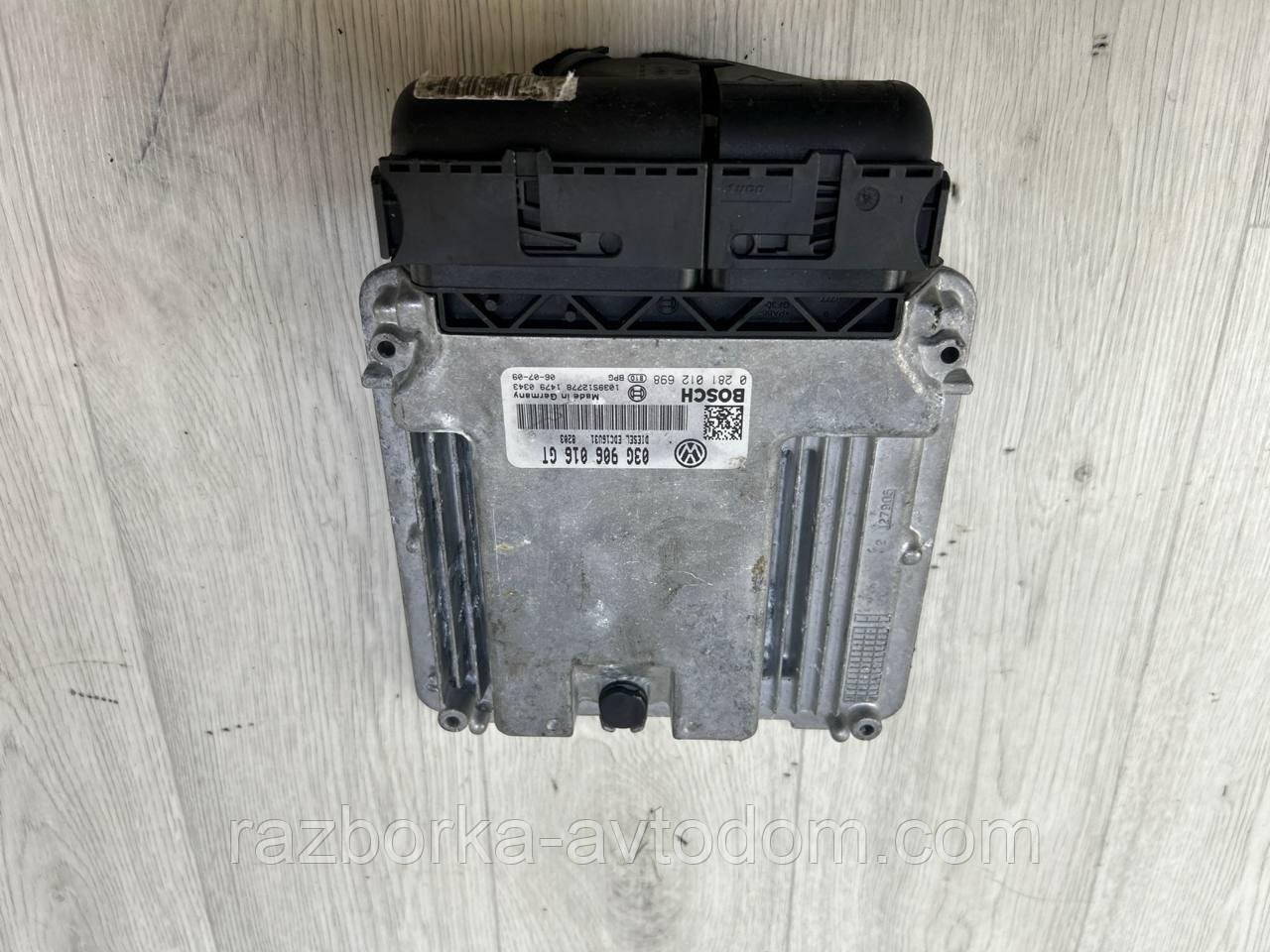 Блок керування двигуном (ЕБУ) BSS 2.0TDI SKODA Superb 1 (02-08) OE:03g906016gt, 028012698 фото 2
