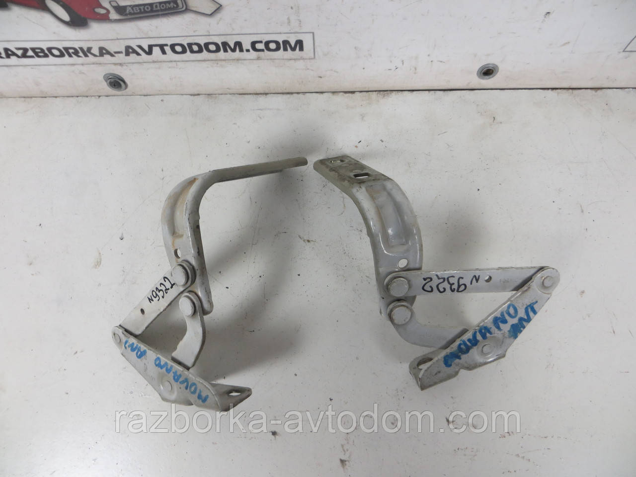 Петлі капота (комплект) Opel Movano Renault master 2 (1998-2010) OE:352479