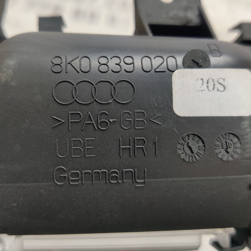Дверна ручка внутрішня Audi A4 B8 (07-15) 2.0D задня права