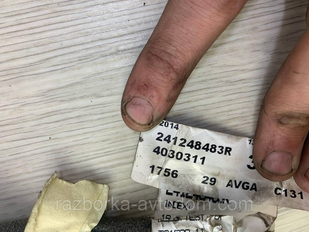 Дріт дверцят передньої лівої Renault SCENIC 3 (09-16) OE:241248483r