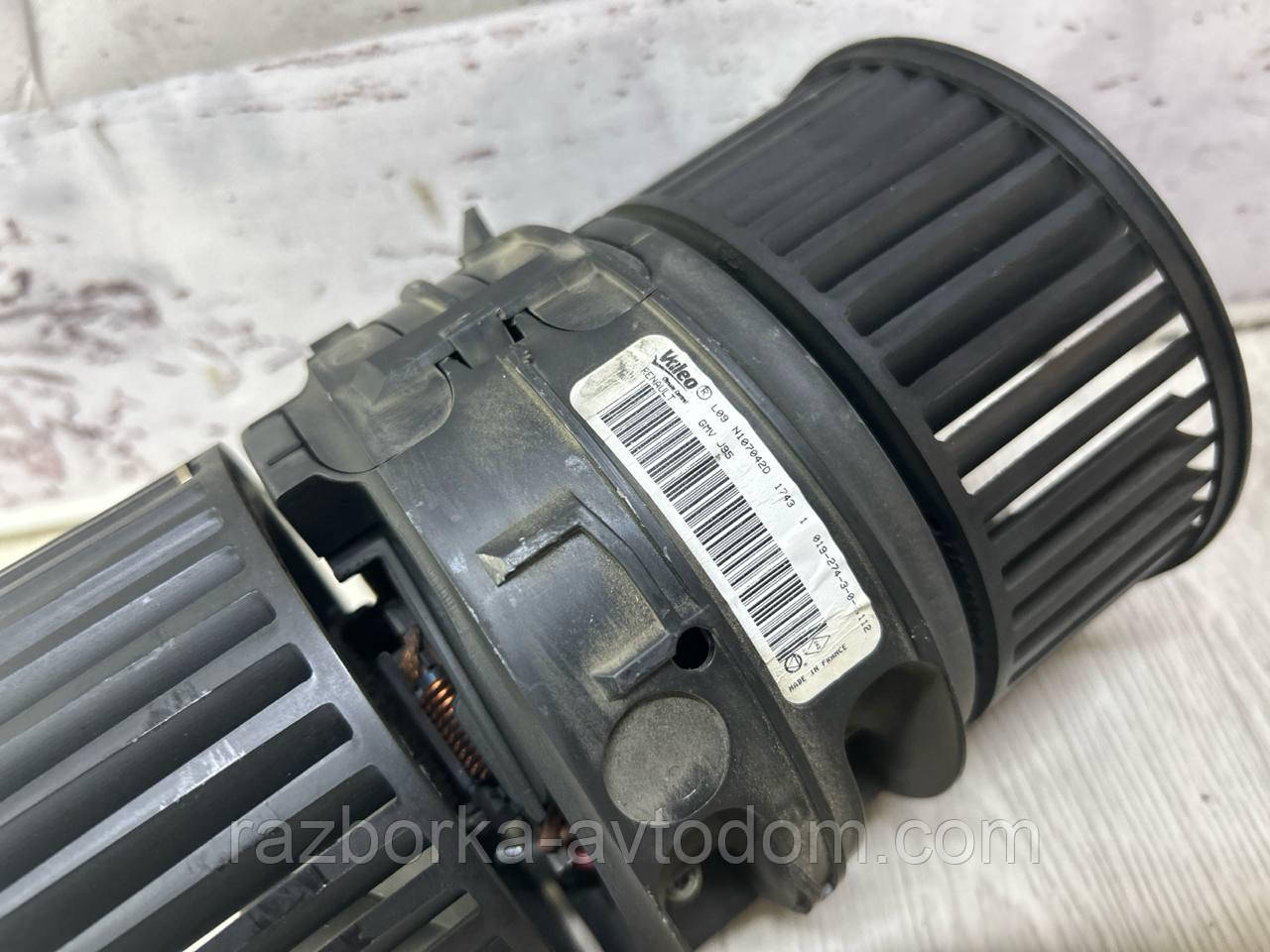 Вентилятор, моторчик печінки Renault Scenic 3 (09-), Grand Scenic 3 OE:272109961R, n107042d