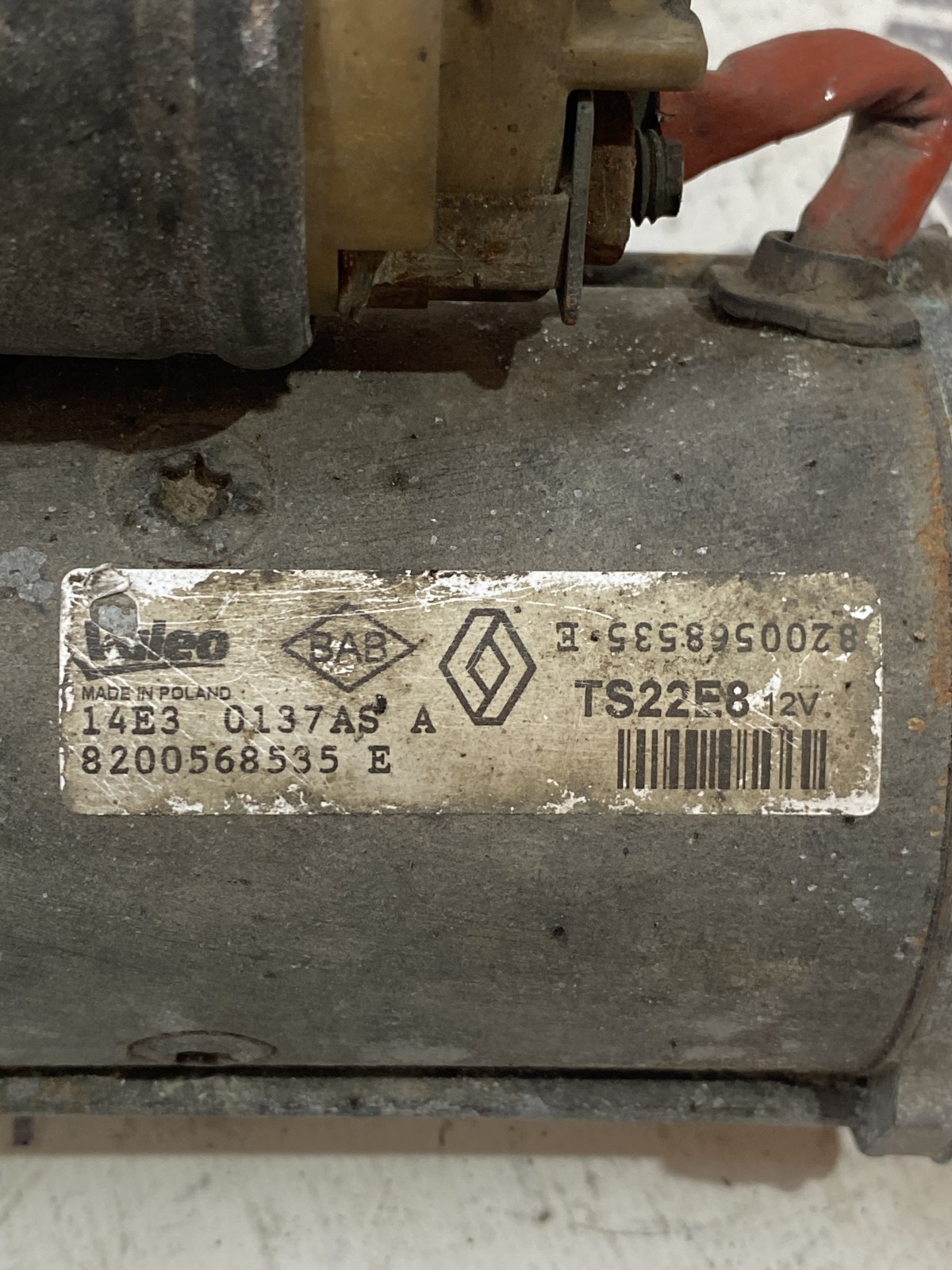 Стартер Renault Master 3 OEM 8200568535