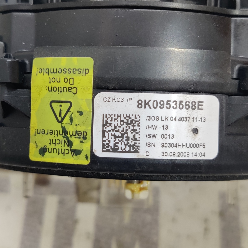 Шлейф підрульовий Audi A4 B8 (07-15) 2.0D 8K0953568E