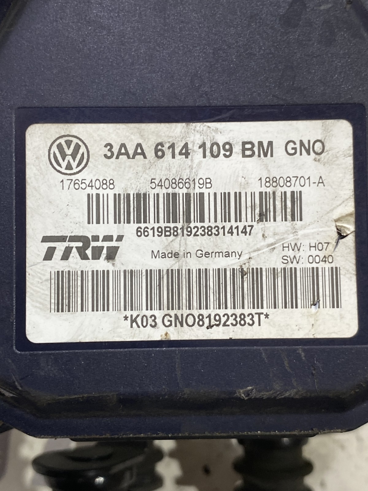 Блок управління АБС VW Passat CC (08-16) 3AA614109BMGNO