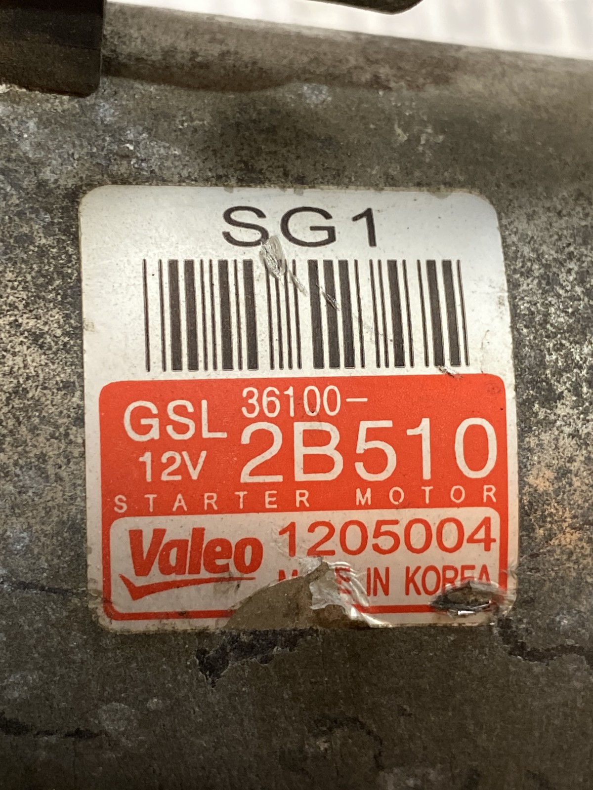 Стартер Hyundai Tucson 3 TL (15-21) 361002B510