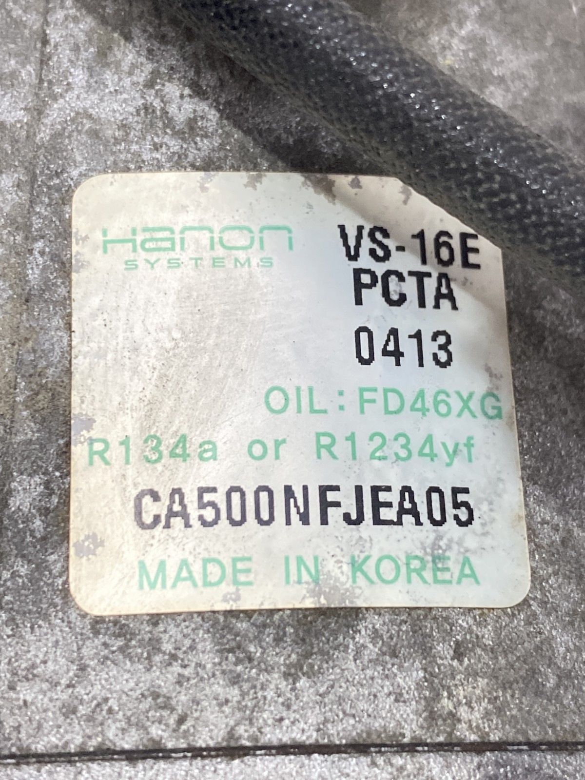 Компресор кондиціонера Hyundai Tucson 4 (20-24) CA500NFJEA05
