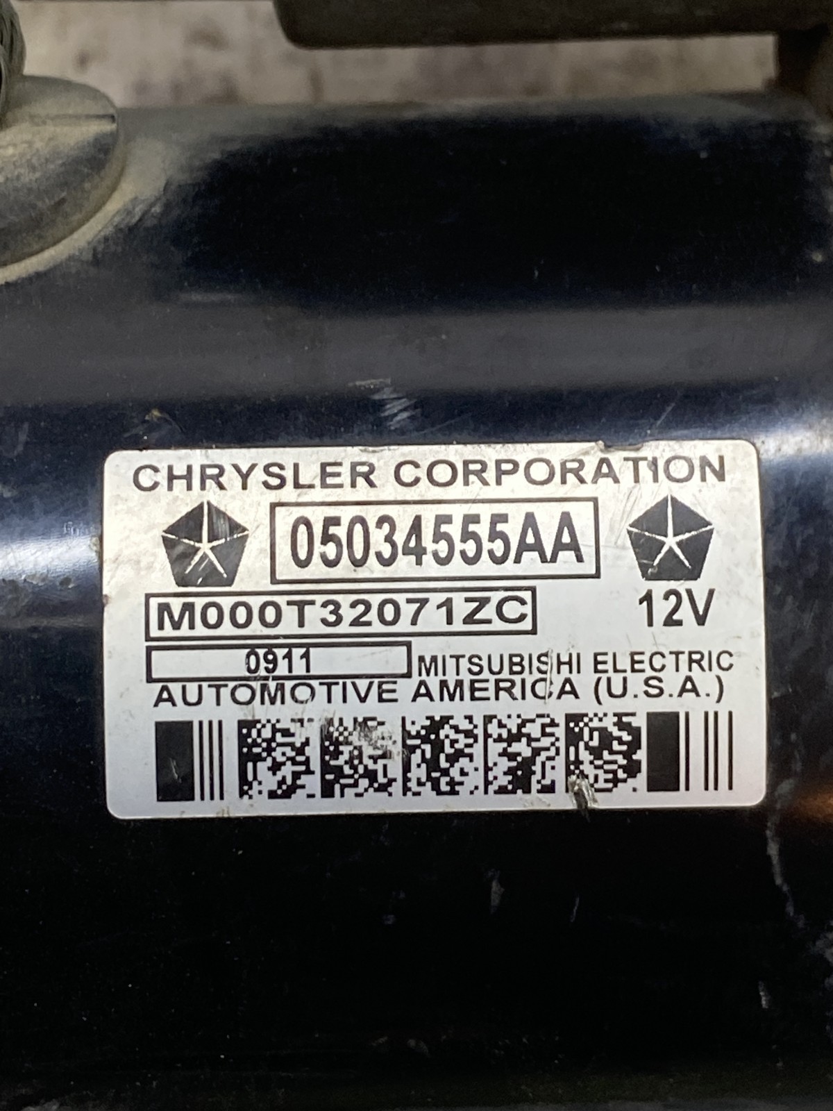 Стартер Jeep Patriot MK (07-17) 05034555AA