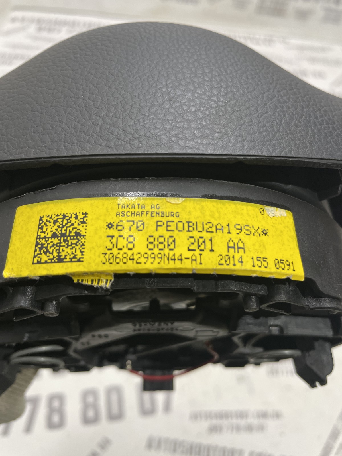 Подушка безпеки VW Passat CC 35 OEM 3C8880201AA