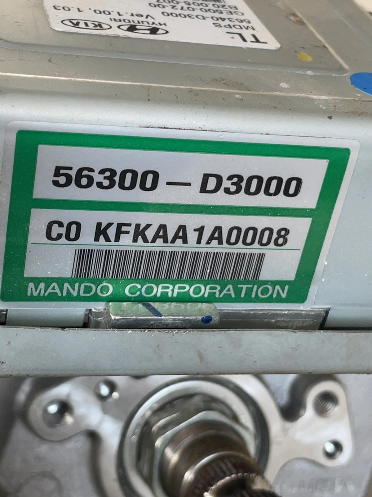 Електропідсилювач руля Hyundai Tucson TL 15-21 KFICB4X00541