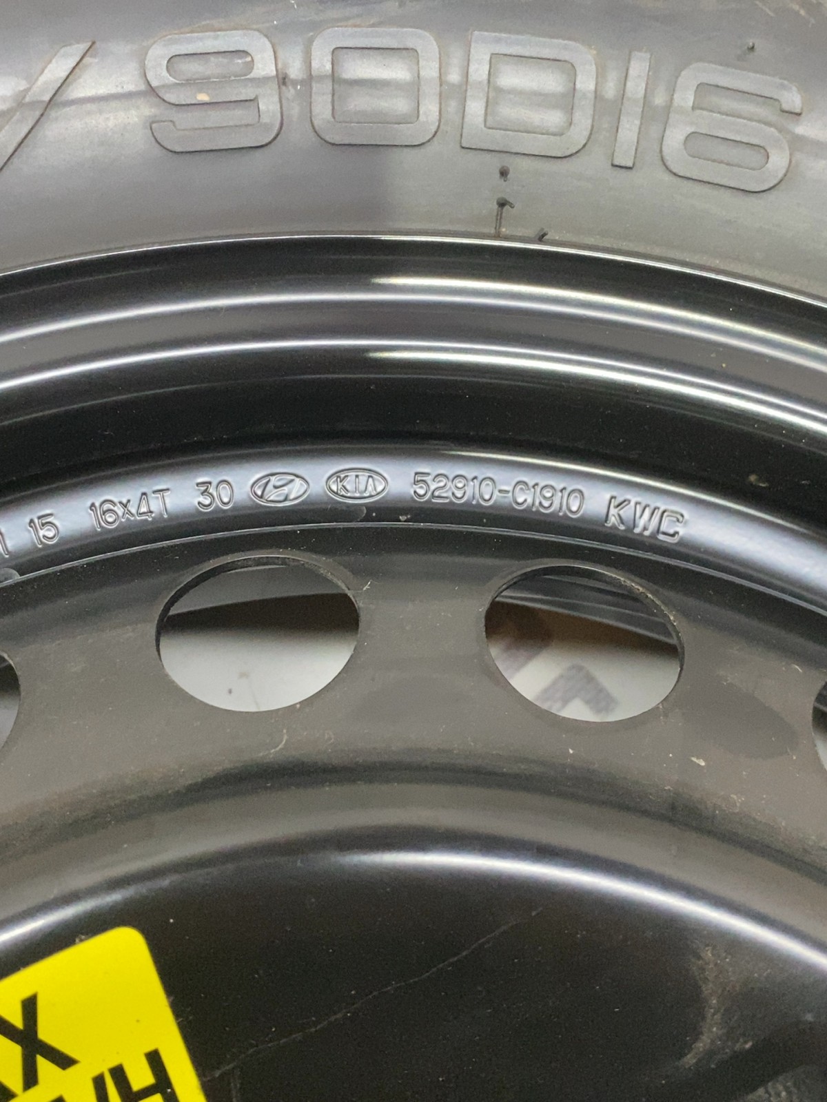 Запасне колесо Hyundai Tucson 3 TL (15-21) 52910C1910